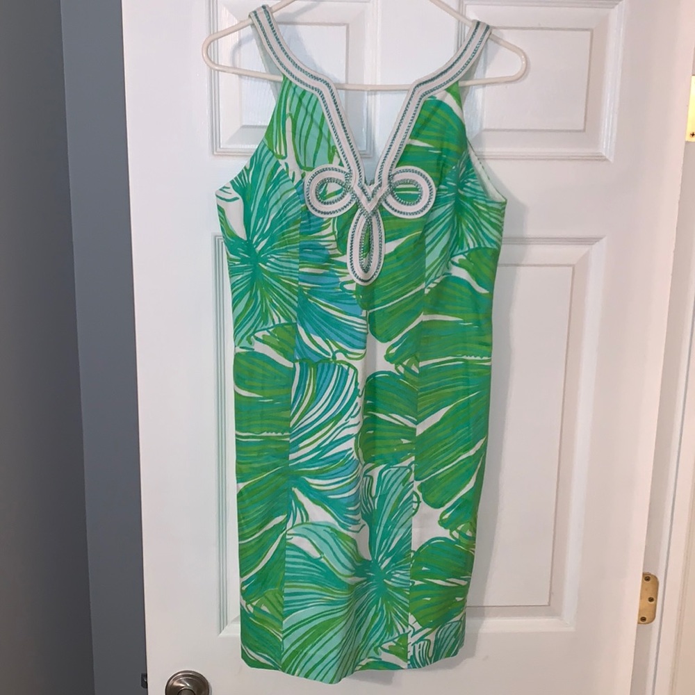 NWOT Lilly Pulitzer Green Shift Dress